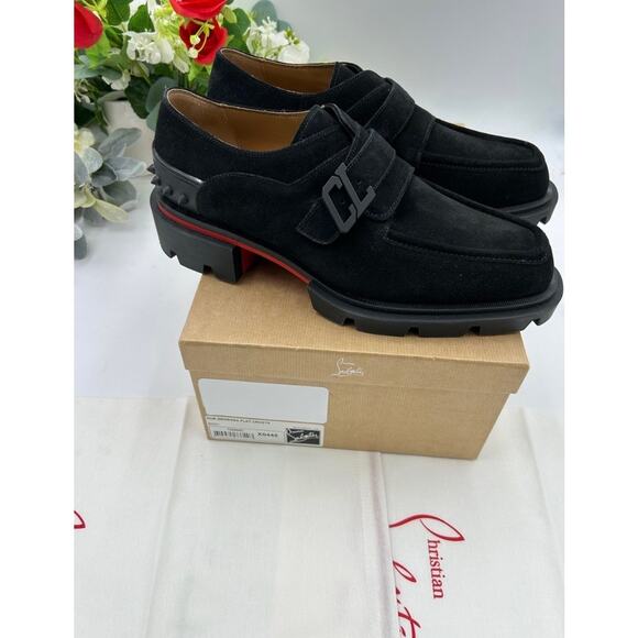 Men\'s Christian Louboutin OUR GEORGE\'s chunky flat Oxford\'s size 44.5 Italy main image 5